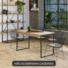 Mesa de Jantar Tub 135 cm Est.Preta