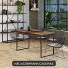 Mesa de Jantar Tub 135 cm Est.Preta