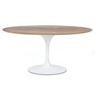 Mesa de Jantar Tulipa Oval 180x100cm Tampo Branco