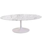 Mesa De Jantar Tulipa Saarinen Oval 120x80 cm Mármore Carrara