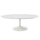Mesa de Jantar Tulipa Saarinen Oval 160x90 cm Laqueado
