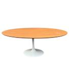 Mesa de Jantar Tulipa Saarinen Oval 160x90 cm Tampo Freijó