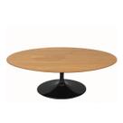 Mesa de Jantar Tulipa Saarinen Oval 160x90 cm Tampo Freijó