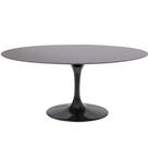 Mesa de Jantar Tulipa Saarinen Oval 160x90cm Branca