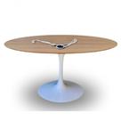 Mesa De Jantar Tulipa Saarinen Redonda 160x90cm Tampo Cor Jade Mesa De Jantar Tulipa Saarinen Redonda 160x90cm Tampo Cor Jade