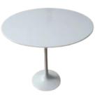 Mesa de Jantar Tulipa Saarinen Redonda 60 cm Laqueada