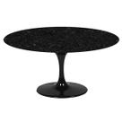 Mesa De Jantar Tulipa Saarinen Redonda 90 cm Mármore São Gabriel