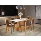 Mesa de Jantar Vanda Retangular com 6 Cadeiras Dalas Yescasa