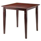 Mesa de jantar Winsome Kingsgate Walnut 75cm Mesa de jantar Winsome Kingsgate Walnut 75cm