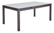 Mesa De Jardim Aluminio Vidro Extensivel 76x100x180/240cm