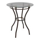 Mesa de Jardim/Área de Lazer 60cm Vidro e Aço com Junco Sintético Multimóveis CR8005 Mesa de Jardim/Área de Lazer 60cm Vidro e Aço com Junco Sintético Multimóveis CR8005