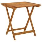 Mesa de Jardín Plegable Casafoyer 70x70x75 cm Madera Maciza de Acacia