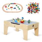 Mesa de jogo de atividades KRAND Kid's com 290 tijolos de construção