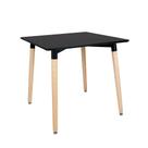 Mesa de Josefa Preta 80x80cm MOR Mesa de Josefa Preta 80x80cm MOR