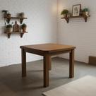 Mesa de Madeira Avulsa Pequena Quadrada 4 Cadeiras Cozinha