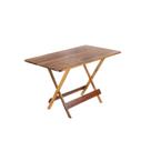 Mesa de Madeira Dobrável Mel 120x70cm Maplan
