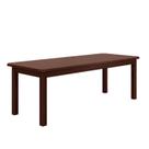 Mesa De Madeira Maciça Para 10 Lugares Cor Castanho Mesa De Madeira Maciça Para 10 Lugares Cor Castanho