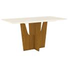 Mesa de Madeira Vértice Nature/Off White S203 - Henn