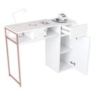 Mesa De Manicure Profissional Metalon Com Sugador Embutido