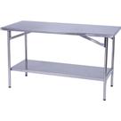 Mesa de Manipulação Inox 100X60CM Benfati TB 1 1/4" Paneleiro Liso