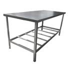 Mesa de Manipulação Inox Cefaz 190x90cm MSI-10 Mesa de Manipulação Inox Cefaz 190x90cm MSI-10