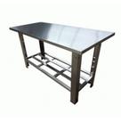 Mesa De Manuseamento Toda Inox 1,50x0,70 Baronesa Mod. Ch. Dobrada Mesa De Manuseamento Toda Inox 1,50x0,70 Baronesa Mod. Ch. Dobrada