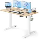 Mesa de pé elétrica Marsail com altura ajustável Maple