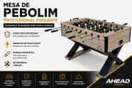 Mesa De Pebolim Profissional Totó Passante Com Bonecos Polietileno AHEAD SPORTS