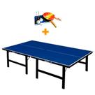 Mesa de Ping Pong 15mm 1001 KLOPF + KIT TÊNIS DE MESA 5030