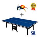 MESA DE PING PONG MDF 18mm 1084 KLOPF C/ RODAS + KIT Completo 5030