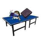 MESA DE PING PONG MDP 15mm 1001 KLOPF + KIT COMPLETO 5031 + CAPA
