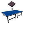 MESA DE PING PONG MDP 18mm KLOPF 1002 + Capa Para Mesa Aberta Montada MESA DE PING PONG MDP 18mm KLOPF 1002 + Capa Para Mesa Aberta Montada