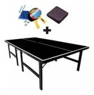 MESA DE PING PONG OFICIAL COR PRETA OFICIAL MDP 15mm KLOPF 1010 + KIT Completo Klopf 5030 + Capa MESA DE PING PONG OFICIAL COR PRETA OFICIAL MDP 15mm KLOPF 1010 + KIT Completo Klopf 5030 + Capa