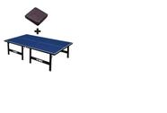 MESA DE PING PONG OFICIAL MDP 15mm KLOPF 1001 + Capa Para Mesa Aberta