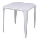 Mesa de Plástico Bela Vista Branca Mor