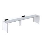Mesa de Plataforma Simples para 2 Pessoas Corporativa 110x792/2P PSCPP110/792/2P Cinza/Branco Mesa de Plataforma Simples para 2 Pessoas Corporativa 110x792/2P PSCPP110/792/2P Cinza/Branco