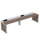 Mesa de Plataforma Simples para 2 Pessoas Corporativa 160x792/2p Pscpp160/792/2p