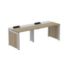Mesa de Plataforma Simples para 2 Pessoas Corporativa 160x792/2p Pscpp160/792/2p