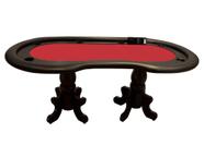 Mesa De Poker Linha Torres com Borda Estofada e Porta Copos - 2,0x1,0m