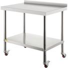 Mesa de Preparação VEVOR Aço Inoxidável 36x24x35