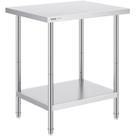 Mesa de preparação VEVOR em aço inoxidável 24x30x34cm com capacidade de 318kg