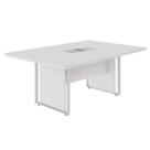 Mesa de Reunião 180cm para 4 Pessoas com Caixa de Tomadas Corporate Mesa de Reunião 180cm para 4 Pessoas com Caixa de Tomadas Corporate