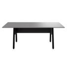 Mesa de Reunião 200cm para 8 Pessoas com Tampo Chanfrado Industrial Executive