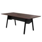 Mesa de Reunião 20cm para 8 Pessoas com Caixa de Tomadas Industrial Executive