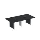 Mesa de Reunião 2400x1400 Mrcpb2414pp Preto/Cinza
