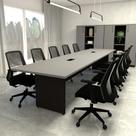 Mesa de Reunião CS Pre 3,80m x 1,10m 2 Caixas de Tomadas F5 Mesa de Reunião CS Pre 3,80m x 1,10m 2 Caixas de Tomadas F5