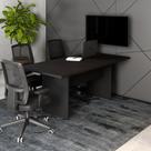 Mesa de Reunião Escritório 180cm x 80cm Pés Painel F5 Office