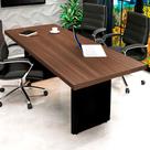 Mesa de Reunião Escritório 6 Lugares 1,80m x 90cm Tampo 30mm Mesa de Reunião Escritório 6 Lugares 1,80m x 90cm Tampo 30mm