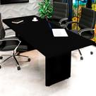 Mesa de Reunião Escritório 6 Lugares 1,80m x 90cm Tampo 30mm Mesa de Reunião Escritório 6 Lugares 1,80m x 90cm Tampo 30mm