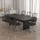 Mesa de Reunião para Escritório 220cm MDP Branco Tecnomobili